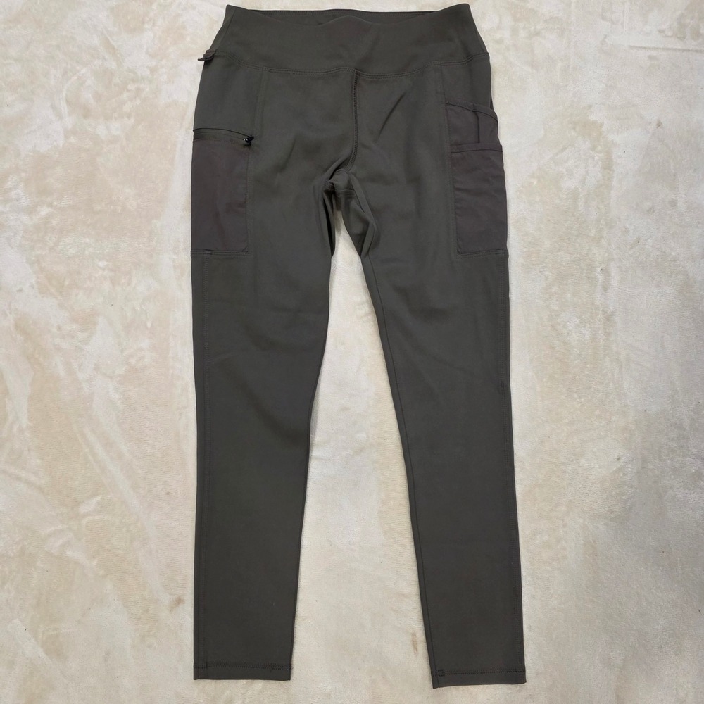 Carhartt Women's Force Fitted Lightweight Utility Leggings Small S Tarmac Green